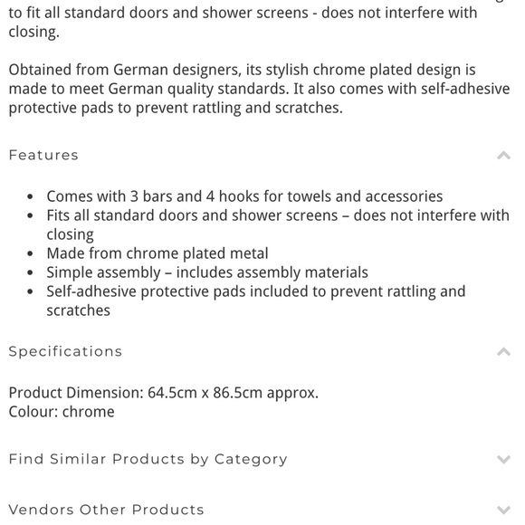 Bathroom hanger Rack - Picture 4 of 4